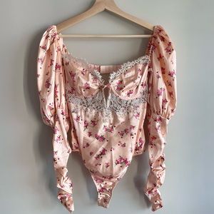 For Love and Lemons Aster Bodysuit